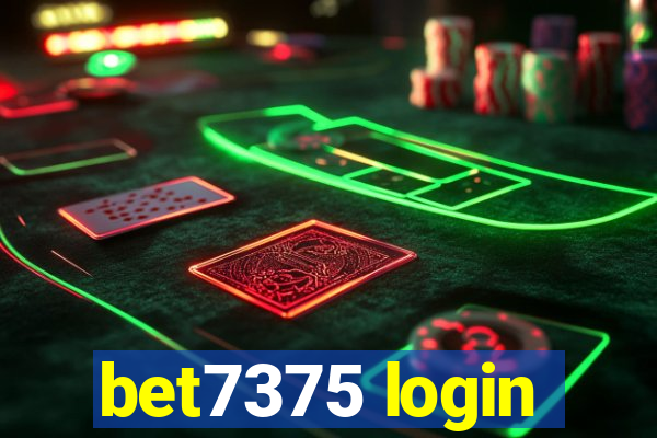 bet7375 login